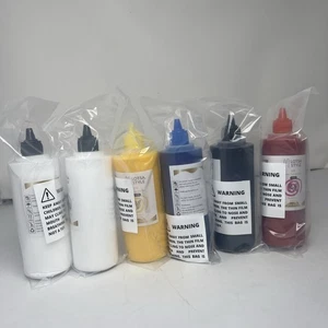 LOTSA STYLE Premium DTF Ink Refill -inkJet Printers 6 Bottles of 250ML Each - Picture 1 of 4