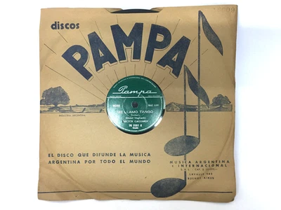 Héctor Gagliardi - Me Llamo Tango/El Rusito - Poema Recitado - Pampa-78RPM-10" - Image 1 of 4