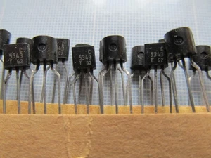 5) 2SC5343-Y Transistor Silicon Si-NPN 60V 150mA 0.5W TO-92 case Fast Shipping! - Picture 1 of 2