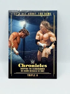 2022 Chronicles WWE - It's All about the Game Triple H Shawn Michaels #HHH-30 - Picture 1 of 2