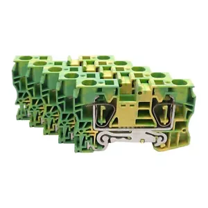Lot of 5 Phoenix Contact 3036165 Ground Terminal Block, 2-Position, 12.2mm - Picture 1 of 6