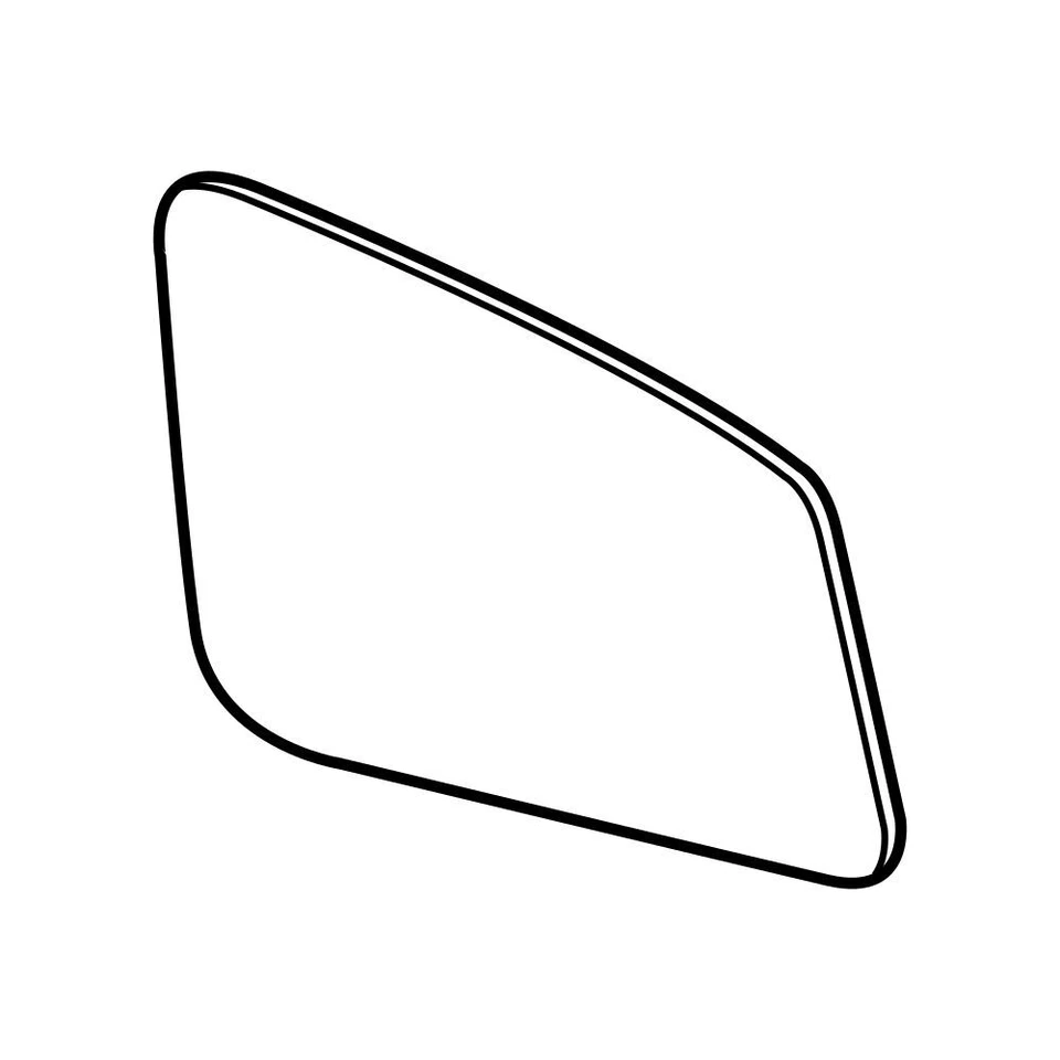 Vidro espelhado de porta original do fabricante para BMW 51167390617 - Imagem 1 de 1