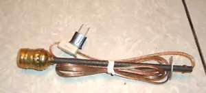 vtg. nos aladdin oil lamp electric conversion kit leviton socket gilbert switc - Picture 1 of 3