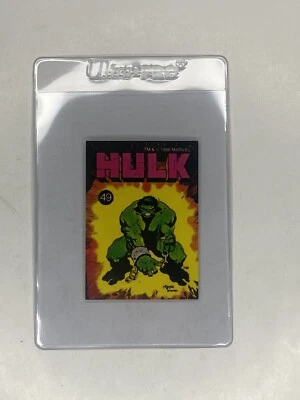 1986 Marvel Universe Stickers The Incredible Hulk #49 - Image 1 of 2