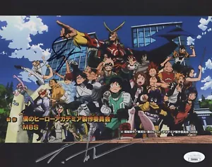 My Hero Academia - Ian Sinclair y J. Michael Tatum foto firmada 8x10 certificado de autenticidad JSA - Imagen 1 de 3