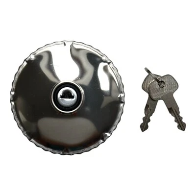 Fuel tank cap metal Ø 60 mm with 2 keys tank cap for tractor excavator truck - Image 1 of 4