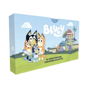 2024 Bluey Postal Numismatic Cover Collection PNC 10 Coin Carded Set Hobby Privy - Picture 1 of 12