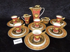 Rosenthal "VERSACE MEDUSA RED " servicio de café / 21 piezas - Imagen 1 de 4