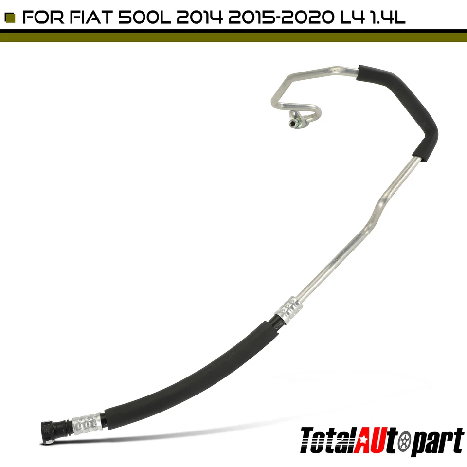 Línea de descarga de aire acondicionado para Fiat 500L 2014-2020 L4 1,4 L aluminio goma 68445451AA Foto 1 de 4
