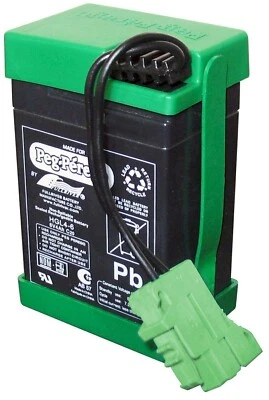 BATTERIA 6 VOLT 4,5 AMPERE PEG PEREGO ORIGINALE MOTO CORRAL BEARCAT 6 VOLT