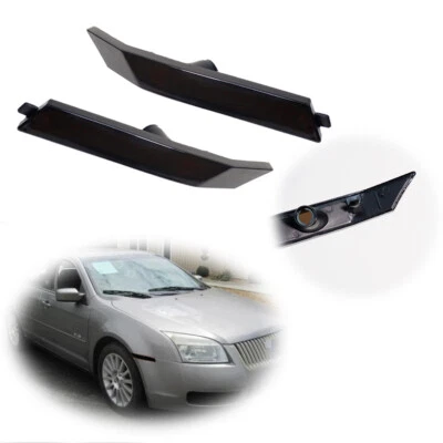 Black Front Fender Side Marker Light Housing For 06-09 Ford Fusion Mercury Milan - Image 1 of 4