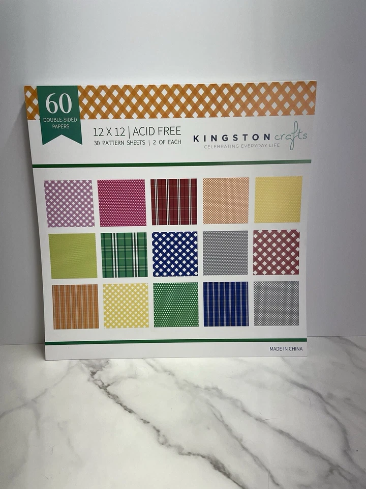 Paper Kingston Crafts Celebrating Everyday Life 12" x 12" Paper Pack - 60 Sheets - Image 1 of 1