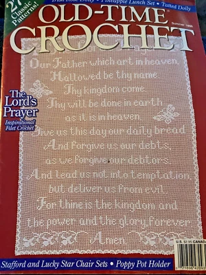 OLD TIME CROCHET Magazine 27 Classic Patterns Summer 1996 The Lord's Prayer - Image 1 of 3