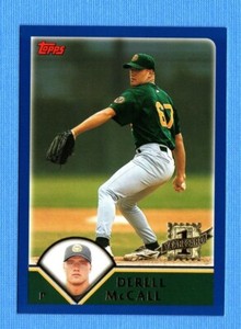 2003 Topps #318 Derell McCall FY Athletics
