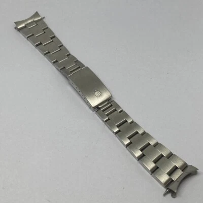 ROLEX  SOLID BRACELET REF 78350 END LINKS #557B 19MM STAINLESS STEEL SWISS MADE - Image 1 of 4
