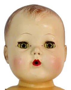 American Character Tiny Tears Doll Hard Plastic Head Rubber Body 13in Parts TLC - Picture 1 of 15