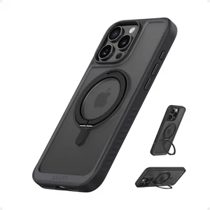 Anker Ultra Magnetic for Iphone 16 Pro Max Case with Sturdy 360° Ring Stand, Mil - Picture 1 of 12
