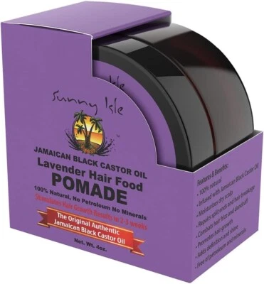 Sunny Isle Jamaican Lavender Hair Pomade Purple, 4 Ounce Free Shipping Worldwide - Image 1 of 4