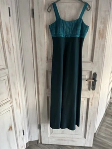 Elegantes Abendkleid für festlichen Anlass Dunkelgrün Mit Bolero Jäckchen Gr.40 - Bild 1 von 11