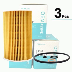 Car Engine 3x Oil Filter 11421432097 11421716121 For BMW 3 Series Z3 E36 E46 E34 - Picture 1 of 7
