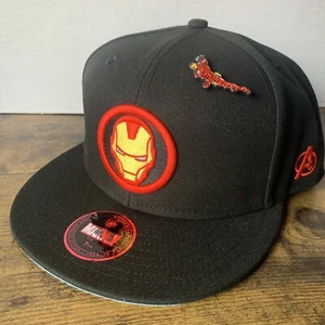 Marvel + Lids Exclusive Iron Man Fitted Baseball Hat W Pin Marvel DC Comics Cap - Picture 1 of 14