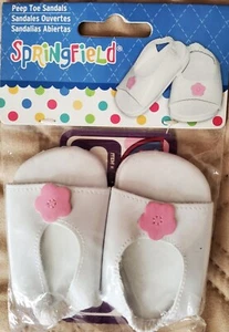 Sandalias de muñeca Fibrecraft Springfield de 18 pulgadas NOS - Imagen 1 de 2