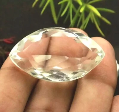 Certified Natural 93.00 Ct Brazilian 'White Topaz Marquise Cut Loose Gemstone - Image 1 of 4