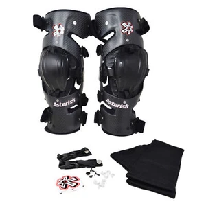 Asterisk Carbon Cell One Knee Braces (Pair) for Motocross & Off-Road Riders-XS - Bild 1 von 9
