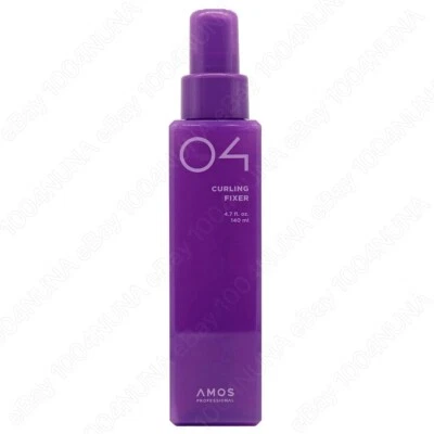 AMOS Curling Fixer 140ml Spray Non Stikcy Korean Hair Care Finishing Product - Image 1 of 2