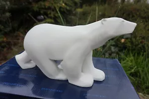 POM11 OURS BLANC POMPON FIGURINE FRANCOIS POMPON SCULPTEUR 1855 1933 MUSEE 32 CM - Photo 1/8
