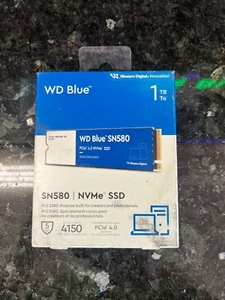 WD Blue SN580 NVMe Internal SSD Solid State Drive WDS100T3B0E - 1TB NEW - Afbeelding 1 van 5