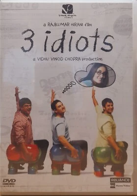 3 IDIOTS DVD - AAMIR KHAN - BOLLYWOOD MOVIE DVD / REGION FREE / ENGLISH SUBTITLE - Image 1 of 2