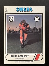 A NUMBER 101 BARRY BEECROFT FITZROY 1976 SCANLENS CARD