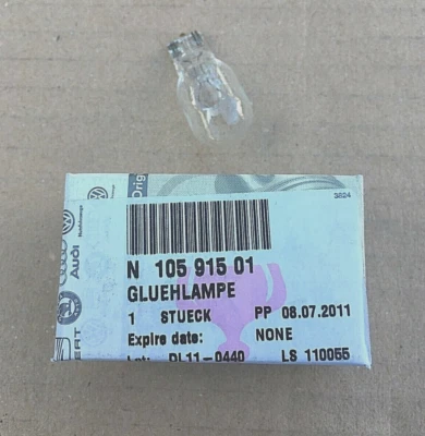 Skoda Light Bulb - N10591501, 10591501 **Genuine New VW Group OEM Part** - Image 1 of 3