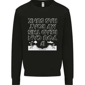 My Boat Has Sunk Sailing Sailor Boat Canoe Kids Sweatshirt Jumper - Picture 1 of 82