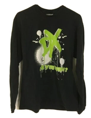 De Colección WWE WWF Lucha Libre DX D Generación X Talla M Negro Triple H Manga Larga Foto 1 de 4