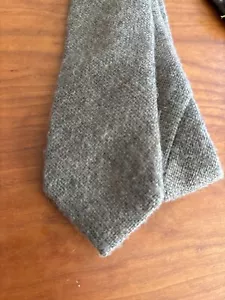 J. Todd Wool Blend Brown Skinny Men's Neck Tie - Picture 1 of 3
