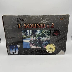 GS10 - TIC Landscape Speaker Pair 80W Outdoor Weather Resist In Ground VTG NEW - Picture 1 of 6