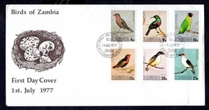 Zambia - 1977 Birds of Zambia First Day Cover - Picture 1 of 2