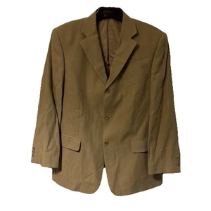 Blazer Balmain Para Hombre 40 S Beige Vintage Lino Mezcla Tencel Chaqueta París - Imagen 1 de 18