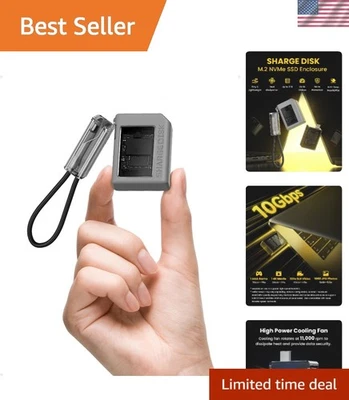 Slim NVMe Enclosure with Active Cooling - 2230 Size Support - Image 1 of 4