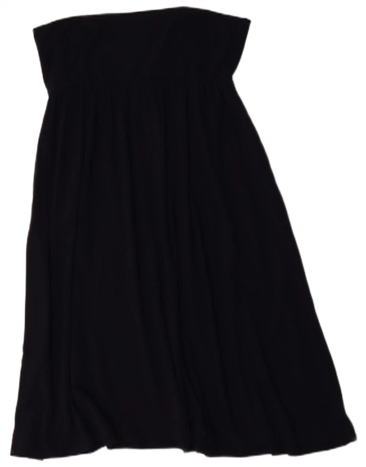 JOHN LEWIS Womens Maxi Flared Skirt UK 16 Large W36  Navy Blue RG09 - Image 1 of 3