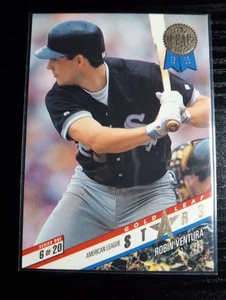 1993 Leaf Gold Leaf #6 Robin Ventura Terry Pendleton   - Picture 1 of 2