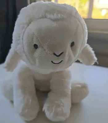 Pelúcia chocalho cordeiro branco 2015 Chid of Mine 8" - Imagem 1 de 4