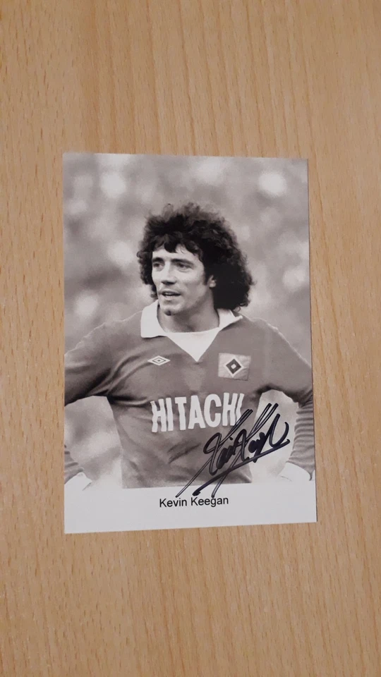 Autogrammkarte Kevin Keegan HSV - Bild 1 von 2