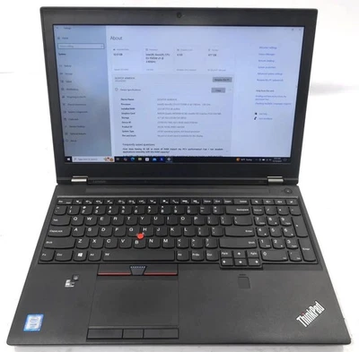 Lenovo ThinkPad P50 15.5" intel Xeon E3-1505M v5 2.80GHz 32GB 512GB SSD - Image 1 of 4