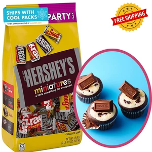 HERSHEY'S Miniatures Variety Pack Chocolate Candy, 180 pcs - Picture 1 of 6
