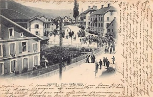 Suisse - COUVET (NE) Place de la Gare - Ed. inconnu - Imagen 1 de 2