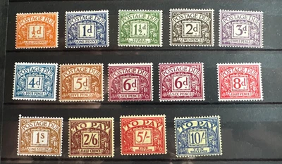 GB QE II, 1959-63, SG D56-67 Postage due, Fine Mint - Image 1 of 2