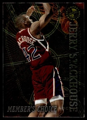 1995-96 Stadium Club Members Only 50 Jerry Stackhouse Philadelphia 76ers #46 - Image 1 of 2